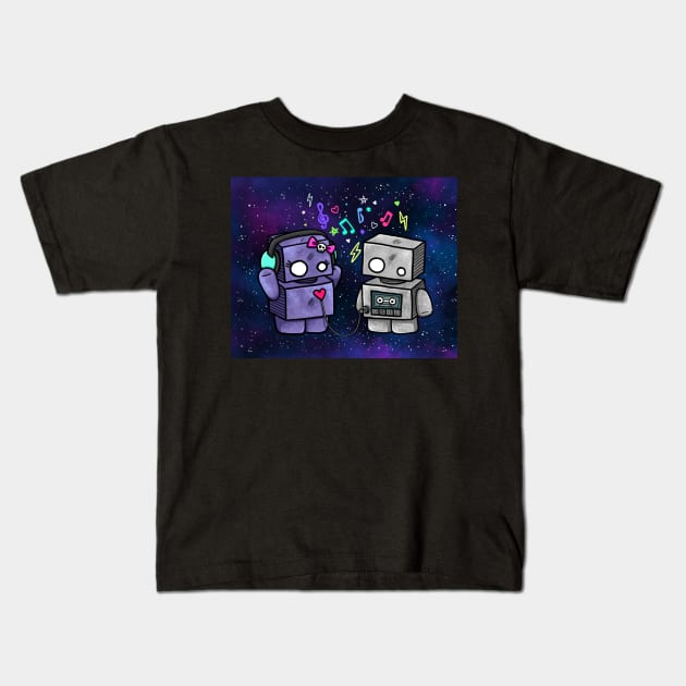 I Made You A Mixtape Kids T-Shirt by thejellyempire